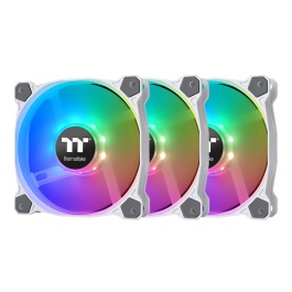 Pure 12 ARGB Sync Radiator Fan White TT Premium Edition (3-Fan Pack)