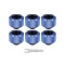 Pacific C-PRO G1/4 PETG Tube 16mm OD Compression – Blue (6-Pack Fittings) 
