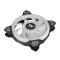 Riing Quad 12 RGB Radiator Fan TT Premium Edition Single Fan Pack - White